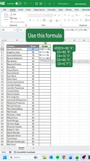 My teacher gave me extra credit for this! 💯 #excel