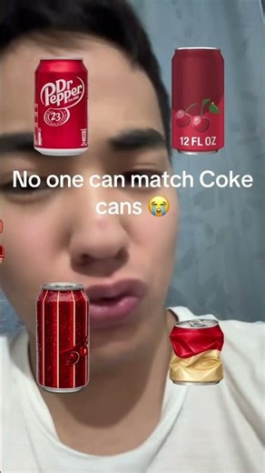 No one can match Coke cans 😭