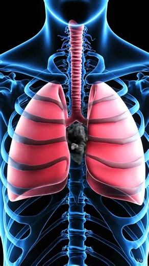 “What Happens Inside Your Lungs When You Take a Cigarette? 🚬⚠️”