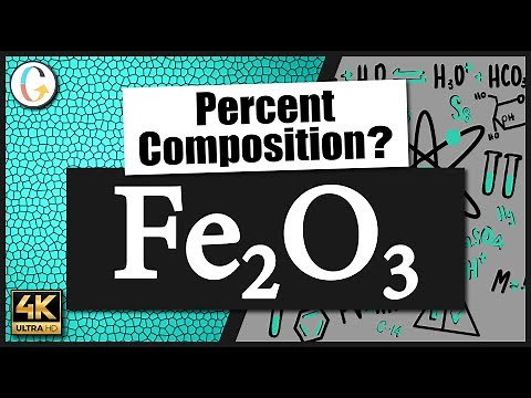 How to find the percent composition of Fe2O3 (Iron (III) Oxide)