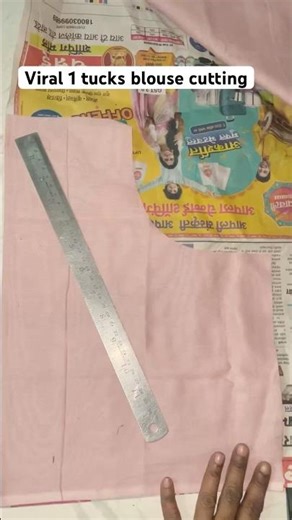 4 Tucks Cross Cut Blouse Cutting & Stitching| easy blouse cutting| latest blouse cutting| #2026