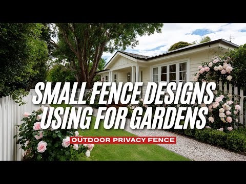 Outdoor Privacy Fence Ideas Small Fence Designs Using Recycled Materials for Gardens