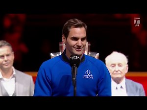 Roger Federer: Laver Cup Day 3 Speech