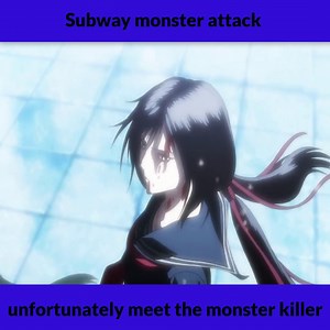 Subway monster attack unfortunately meet the monster killer | Athena