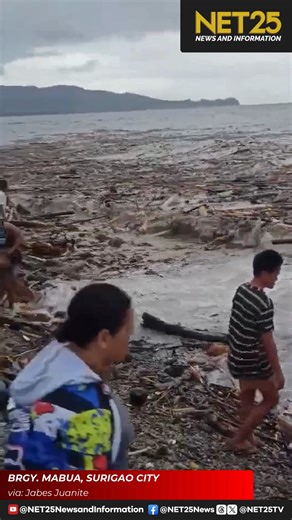 876K views · 6.3K reactions | NAGLALAKIHANG TROSO, TUMAMBAD SA SURIGAO CITY PANOORIN: Naglalakihang mga troso ang tumambad sa mga residente ng Brgy. Mabua, Surigao City, ngayong Nobyembre 9. | via Jabes Juanite #NET25NewsandInformation #UwanPH | NET25 News and Information | Facebook