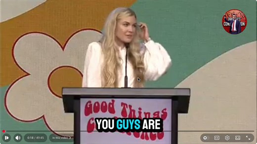 🚨 CALVARY CONFESSIONS, PART 2: The "Silver Screen" Admission & Transactional Slip-Up.Right at the beginning of this clip, you can watch her attempt to force fake tears before introducing herself. But pay close attention to what happens the second she actually talks about Charlie. Instead of expressing a deep, genuine love, she casually jokes: "Last time I was here I was a Frantzve, now I upgraded my last name to a Kirk."An "UPGRADE." She doesn't describe a biblical union; she describes a calcul