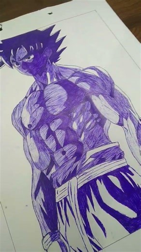 goku body pan sketch 😱😱😱🔥🔥🔥