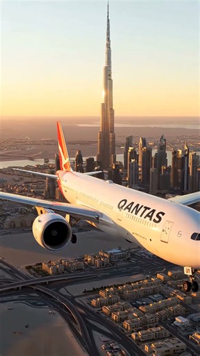 Qantas Boeing 777 Over Dubai | Cinematic 8K Aerial Documentary