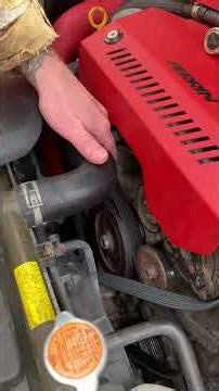 2018 WRX Belt Replacement