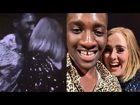 Adele Accidentally KISSES Fan Onstage & Ditches Makeup In Photo Shoot