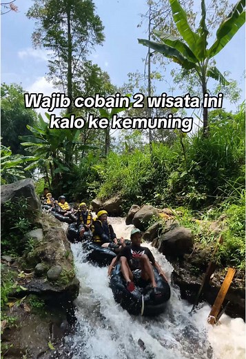 Nyesel banget kalo kalian ke kemuning ga nyobain 2 wisata ini gaes ❗️ #wisata #jeep #rivertubing #kemuning
