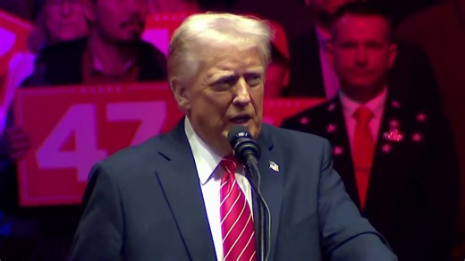 President-elect Trump holds victory rally ahead of inauguration