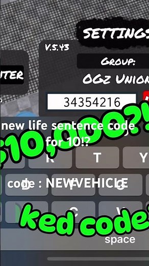 New Life Sentence Code Leaked?! 10k!? #roblox #ogz #lifesentence #lifesentencepromocodes