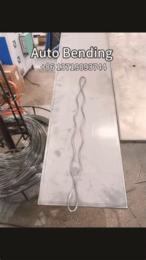 Metal rod bending machine automatic steel wire bending forming machine wave shape S shape bender