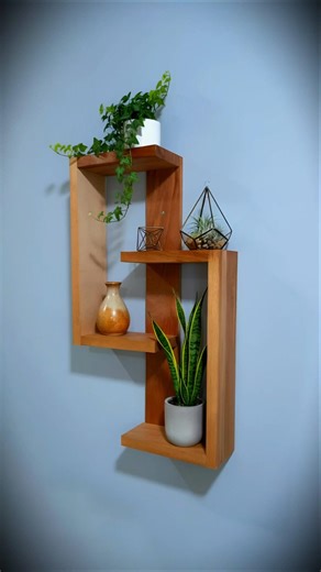 ​DIY Modern Floating Shelf | Easy Woodworking Project #woodworking #wood #diy