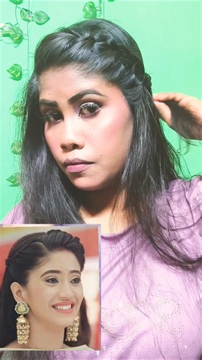 naira inspire hairstyle 😱!! youtube shorts #fashtionbeauty with pooja # hairstyle # party' hairstyle
