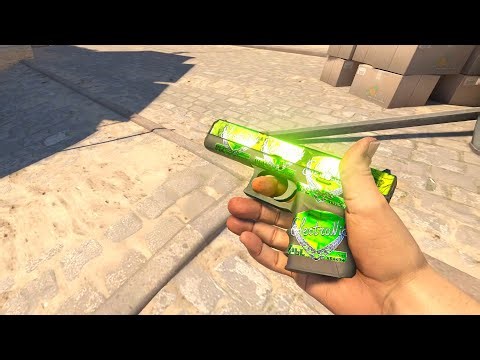 CS2 Updated ELECTRONIC Krakow Foil Sticker - 4x Glock 18 Nuclear Garden Craft