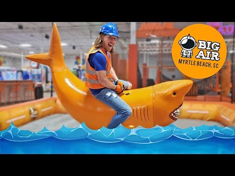 Handyman Works at Trampoline Park | Big Air Trampoline Park | Fun Videos for Kids