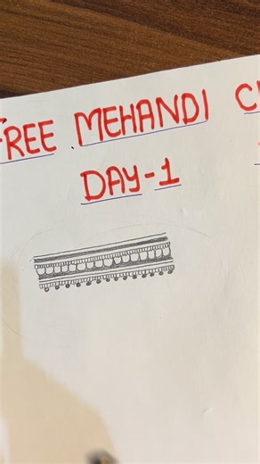 Tanisha Vijayvergiya on Instagram: "Free Mehandi classes 💝"