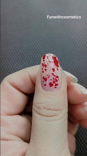 halloween blood nail art💀 🧟 #shorts #nailart #trending #youtubeshorts #party #halloween #youtube