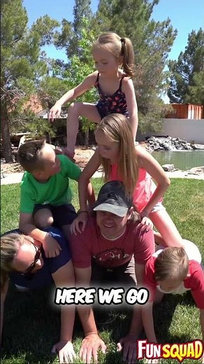 Human Pyramid CHALLENGE #FunSquad vs Ohana Adventure!