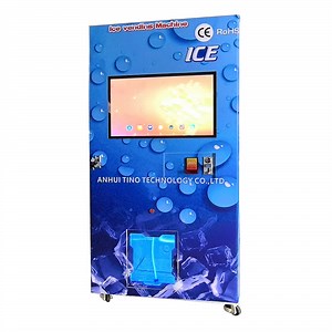 [Hot Item] 450kg/24h Pure Ice Water Vending Machine Bagged Ice Cube Vending Machine