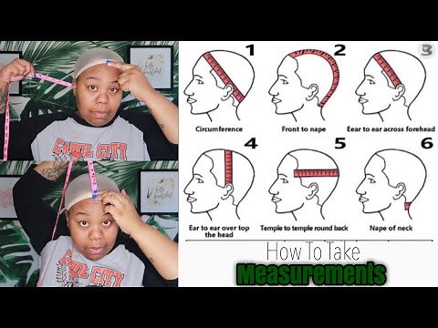 HOW TO MEASURE YOUR HEAD FOR A WIG STEP BY STEP