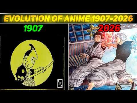 Evolution of Anime Industries 1907-2026 ! How Anime Changed Over The Years | GusNotFound