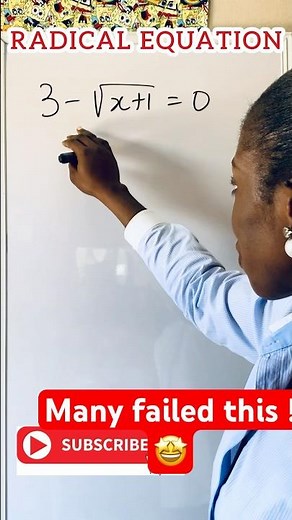 Discover How Best to solve Radical Equations #viralmathshorts