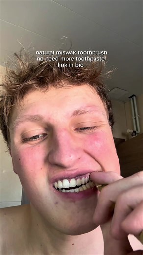 Toothpaste is trash. Just chemicals, foam, and marketing. Miswak (Siwak) does it all — naturally. Cleans teeth, freshens breath, strengthens gums without paste or fluoride. One stick = toothbrush toothpaste mouthwash. No water. No chemicals. Real results. 👉 Link in bio! Order now. #whiteteeth #whitetooth #HealthySmiles #siwak #miswaktoothbrush