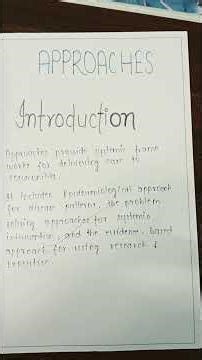 #Assignment_ Approaches #community health nursing