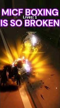 MICF BOXING IS SO BROKEN #yba #roblox #trending #shorts #tiktok #viralvideo #viralshorts #jjba