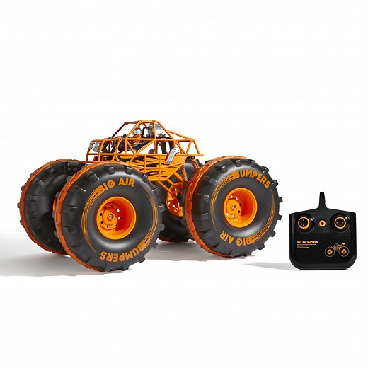 Sharper Image® 4x4 Giant Crusher Remote Control 4WD Truck, High-Speed Off-Road Monster Truck, Orange