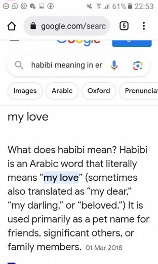 habibi meaning in english #habibi