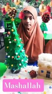 Christmas tree model #school #students #project #education #shorts