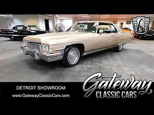 1973 Cadillac Coupe DeVille Gateway Classic Cars #2085 DET