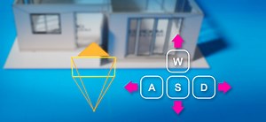 How to use first person navigation in Blender