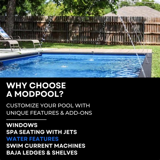 A swimming pool designed for modern homes. Modpools builds custom modular swimming pools that arrive pre-built and install as a complete, self-contained system. Clean lines, premium materials, and a faster path to enjoying your pool. Starting at $32,500 USD. | Modpools