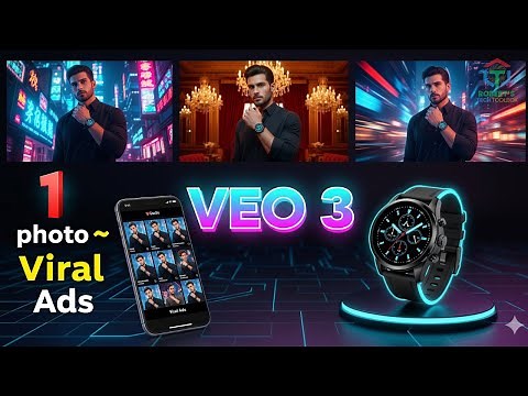 Create Pro AI Ads From ONE Photo | Google VEO 3 JSON Prompt Tutorial