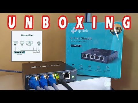 TP-Link TL-SG105E 5-Port Gigabit Easy Smart Switch UNBOXING