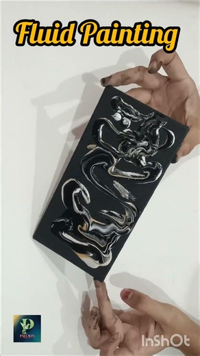 DIY Fluid Painting Tutorial | Easy Acrylic Pouring Art for Beginners | Pallavi's Art Space