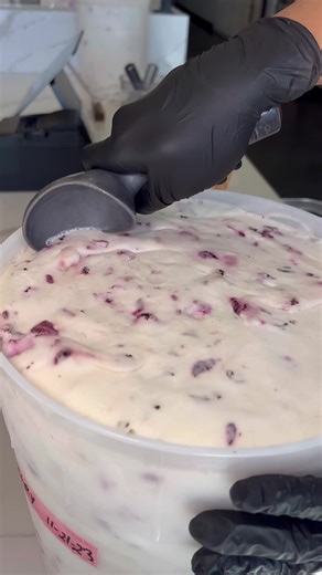 CHERRY AMARETTO CHIP ice cream from Sorry Not Sorry Creamery in Las Vegas. | Unlokt