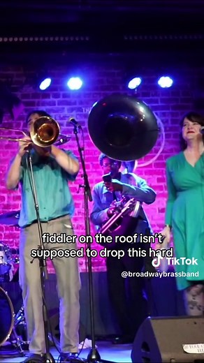 Brass Band Performance on the Roof in Fiddler on the Roof