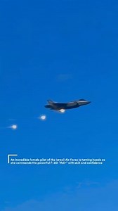 9.3M views · 180K reactions | Incredible Israeli Female F-35 Pilot Soars to New Heights #womenpilot #femalepilot #pilot #usaf #f16 #f35 #f15 #military #aviationlovers #fighter #avgeek #foryou #foryoupagе #foryourpageシ #reelsviralvideo #usa #usareels #fypシ゚ #vlog #viralvideoreels #vibe #viralposts #viralreelsfacebook #viralvideosjedi #bestchallenge #goodvibes #goodtimes #foryou #foryourpageシ #fantasyart | Vitória | Facebook
