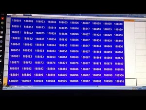 Counting by 1 to 1000000