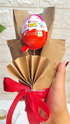 DIY Kinder Joy Bouquet || Surprise Gift Idea for Her #diy #shorts
