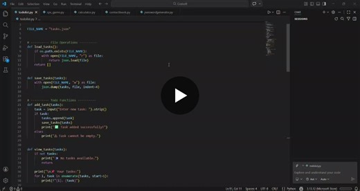 #codsoft #python #internship #todolist #pythonproject #learningjourney | Tejaswini Guthula