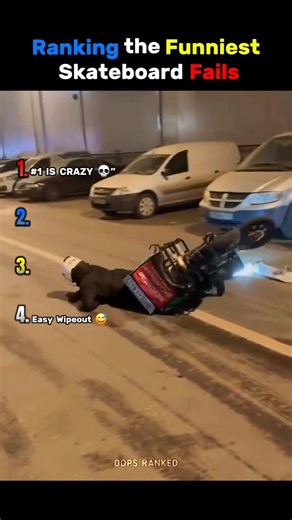 Ranking the Funniest Skateboard Fails 😂🛹 | Ranked #shorts