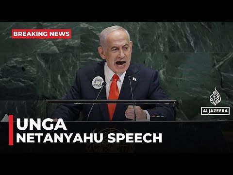 Netanyahu addresses 80th UNGA in New York
