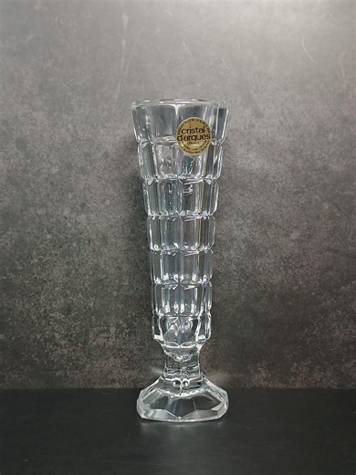 Cristal D’arques French Lead Crystal Bud Vase Mid-century Modern 6.625” - Etsy